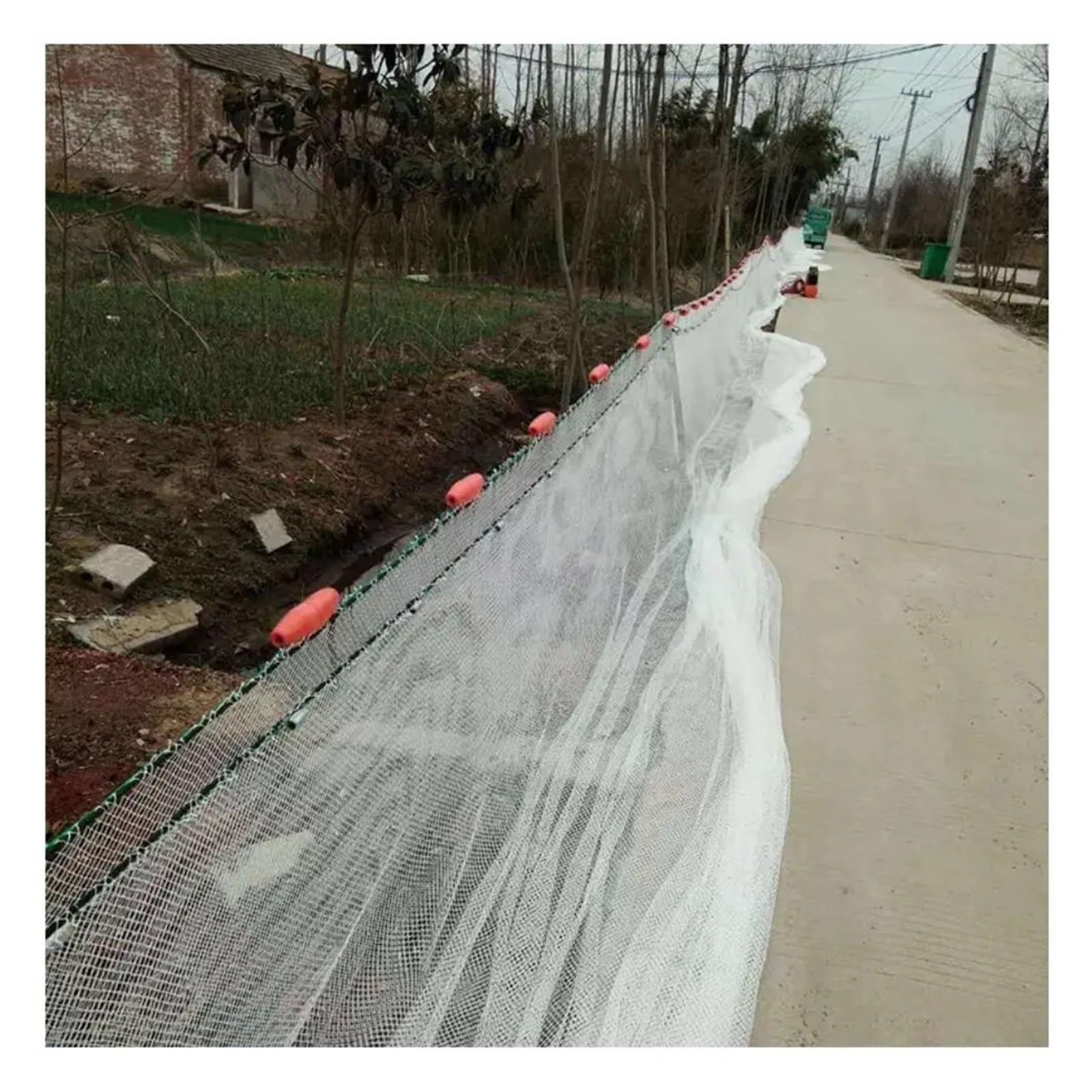 Garten - Red de pesca de nailon antipájaros, protección para balcón, protección para niños y mascotas, 10 m, malla de 24 hebras, 5 x 5 cm, red de valla para exteriores