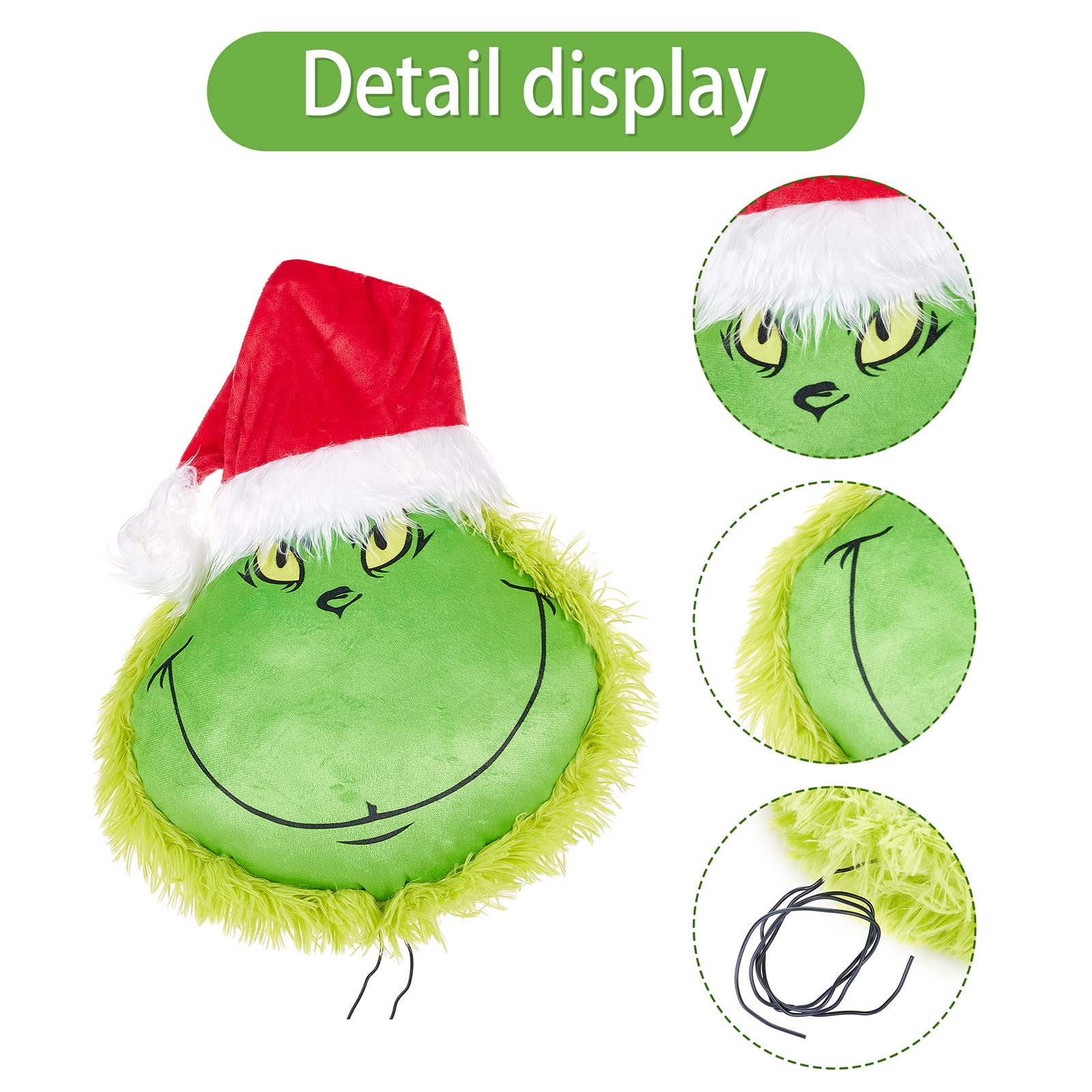 Christmas Elf Body Tree Decorations, Elf Head and Arms for Christmas Tree, Stole Christmas Elf Stuffed Leg Stuck Tree Topper Garland Ornaments Burlap Pose-able Plush Legs for Tree Ornaments