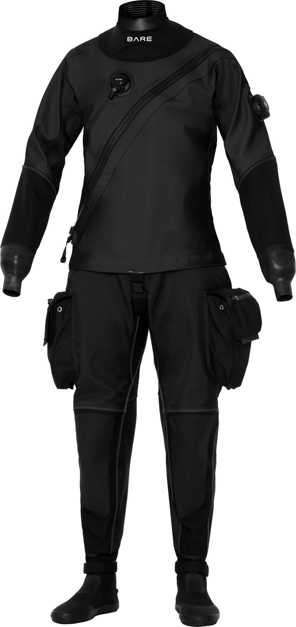 Bare Womens Expedition HD2 Tech Drysuit (X-Large, Black)