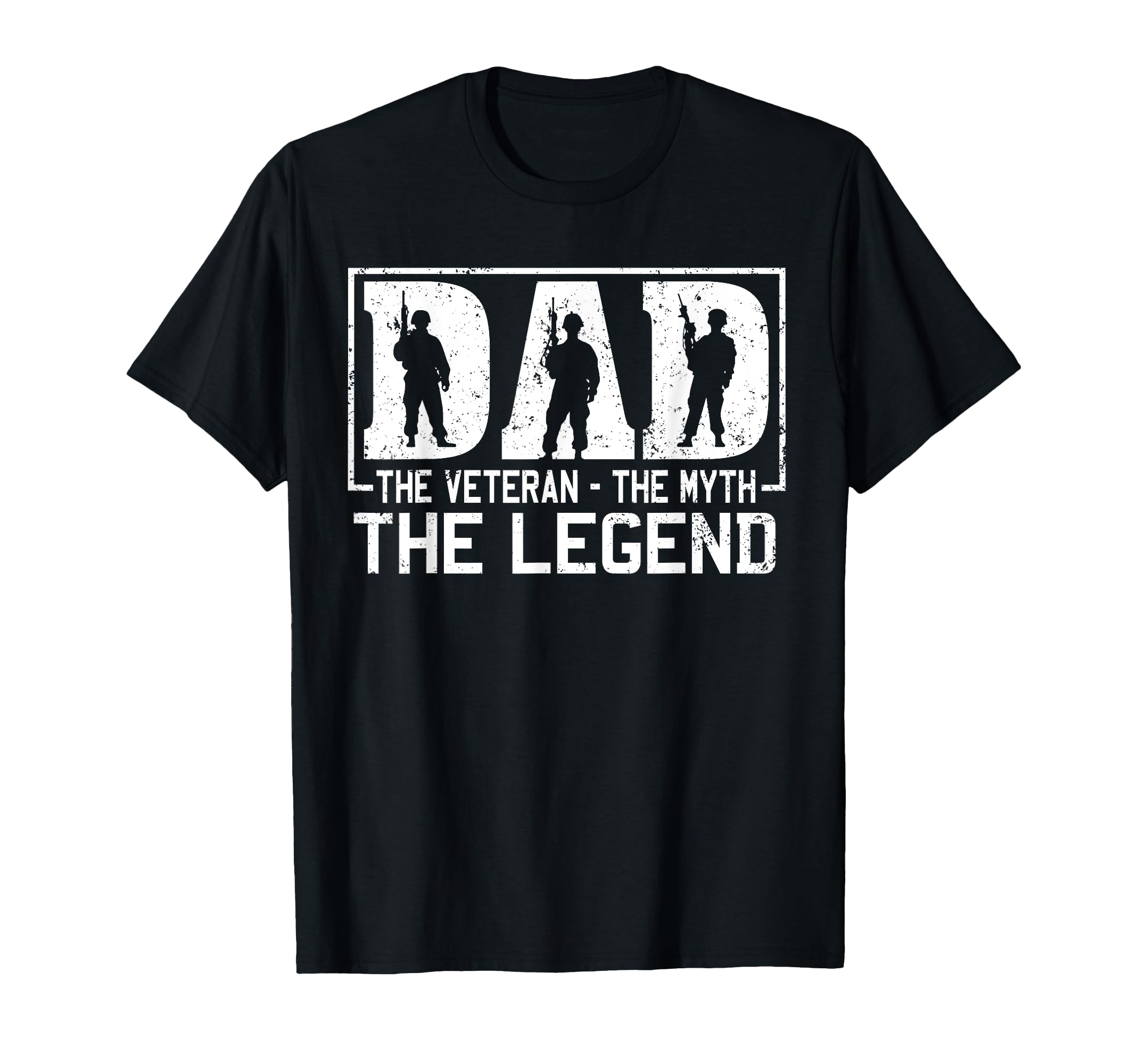 Dad Veteran the Myth the Legend Grandpa T-Shirt