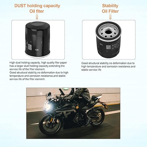 Miniatura 5 de 2 filtros de aceite 2540122 2540086 compatibles con Polaris Ranger 570 700 800 900 1000 Crew XP RZR 570 800 900 1000 Sportsman 600 700 800 General