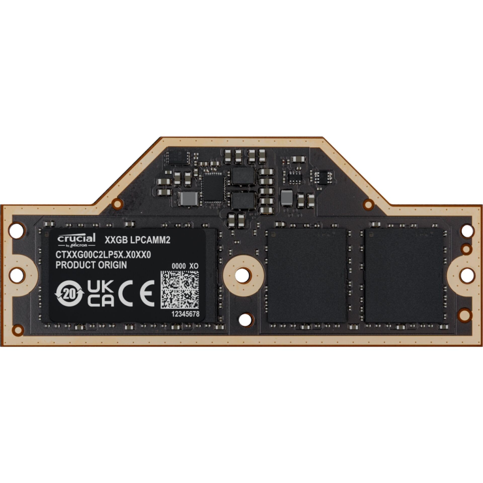 LPCAMM2 DDR5 64GB メモリ Crucial 64GB LPDDR5X 7500 MHz LPCAMM2 Memory Module CT64G75C2LP5X
