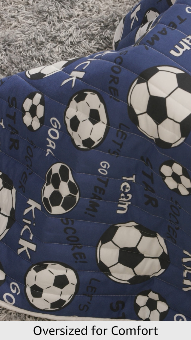 Parure De Lit 3D Football – Taille Queen (180x210 Cm) – 3 Pièces – Microfibre – Neuf Avec étiquettes