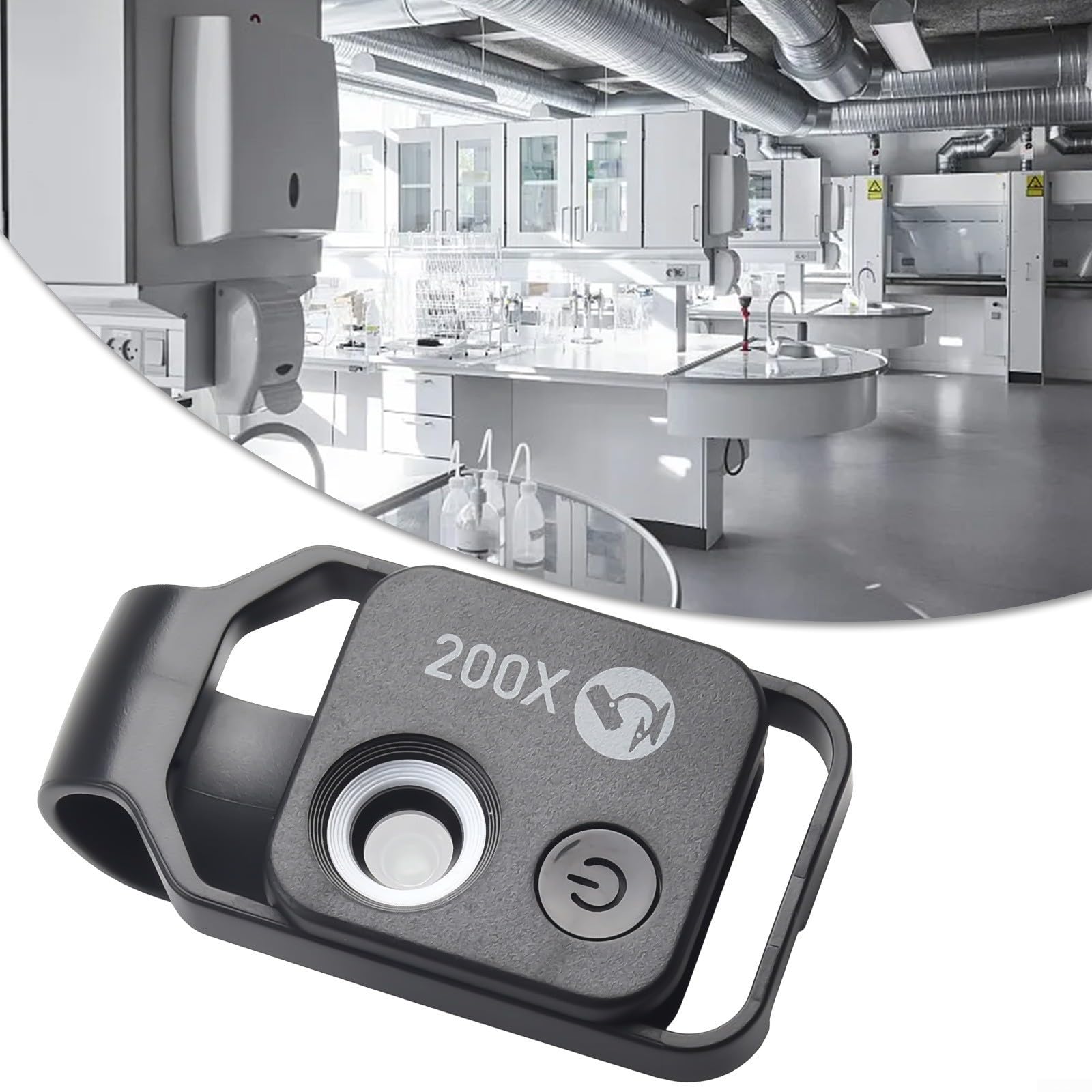 Handy Mikroskop,Mini Kamera,Tragbares Handy-Mikroskop 200X HD Identifikation Schmuck Vergrößerungslinse