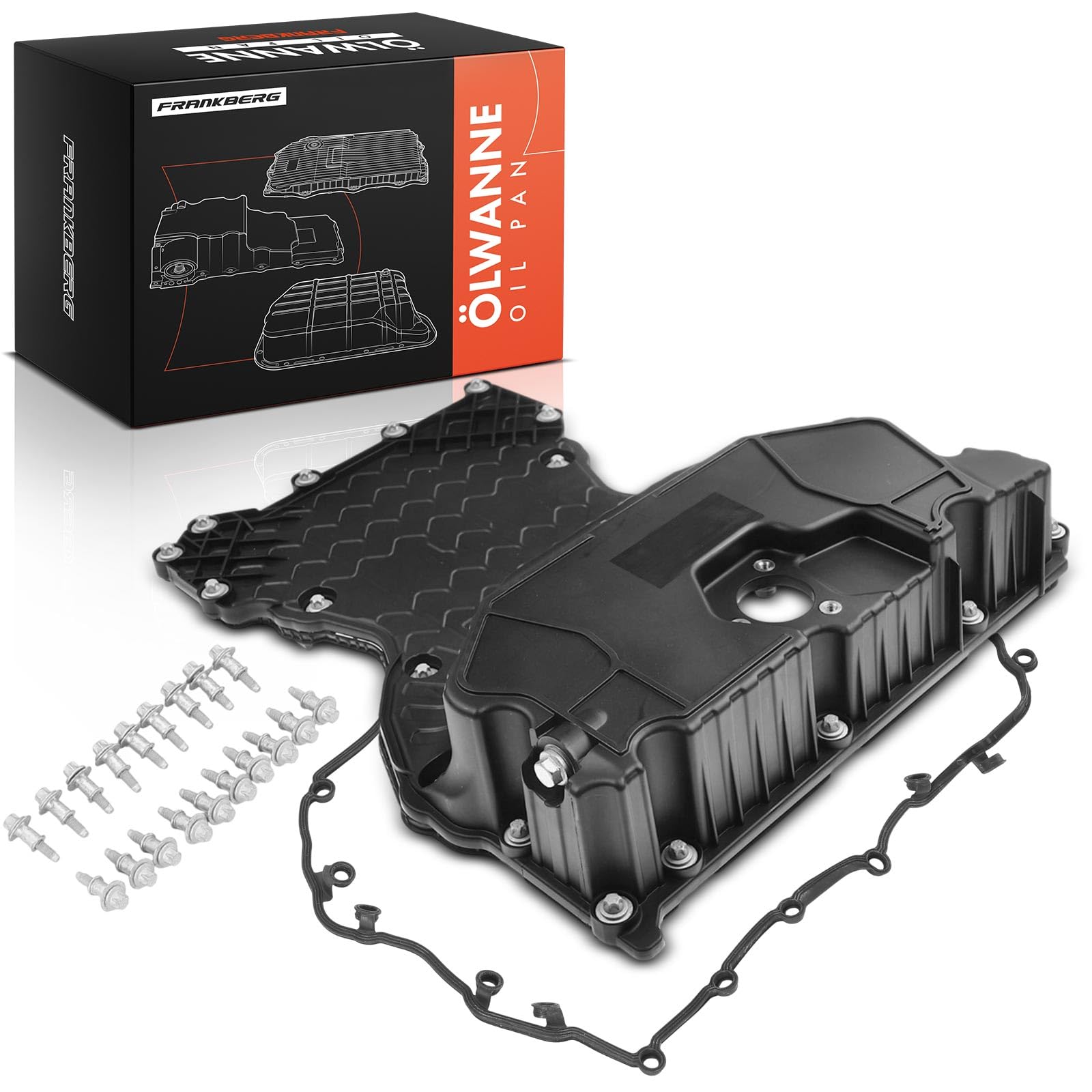 Frankberg Coppa dell'olio A6510100528 | Compatibile con: CLS Shooting Brake X218, Classe E W212, Classe C Coupé C204, Classe E Modello T S212