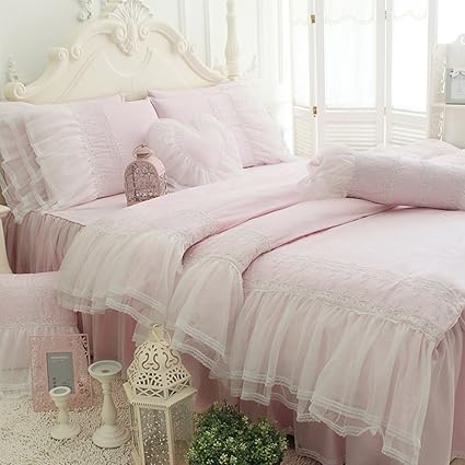 girls ruffle bedding