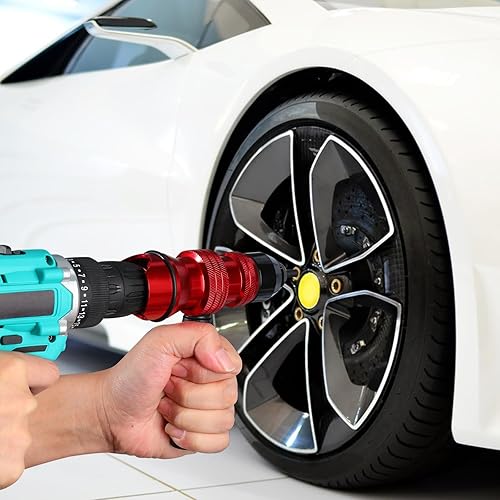 Miniatura 7 de GATTLELIC Kit adaptador de taladro de tuerca de remache, herramienta de pistola de remache, adaptador inalámbrico de remache de aire, kit de