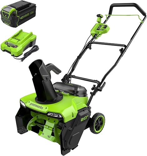 40V 20'' Brushless Snow Blower with (1) 5Ah Battery and Fast Charger