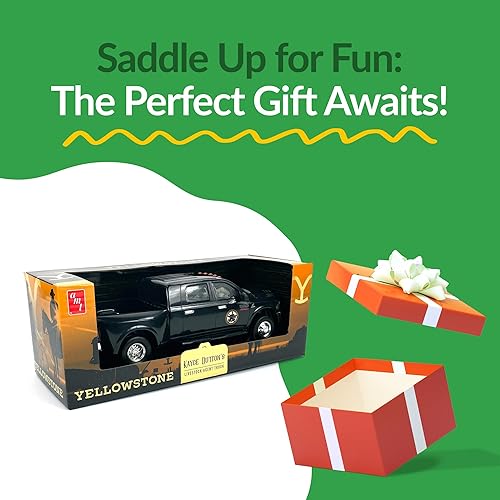 Miniatura 5 de Big Country Toys AMT - Camión coleccionable para adultos, Yellowstone Kayce Dutton, camión coleccionable realista a escala 1:20 Ram 3500