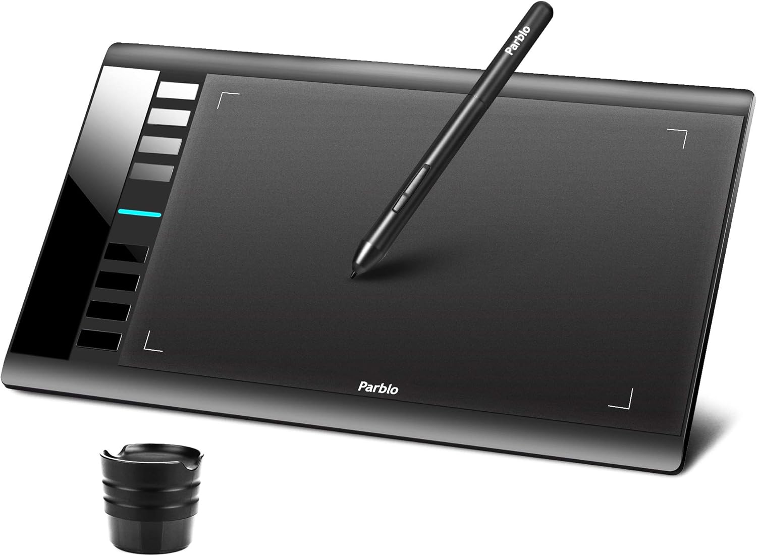 Amazon ペンタブ 初心者おすすめ Parblo ペンタブレット Windows Maｃ対応 10 6インチ 8192レベル筆圧 バッテリー充電不要 8個ショートカットキー 在宅勤務 オンライン授業 テレワーク オンライン会議 イラスト練習用 板タブ A610 V2 Parblo ペンタブレット 通販