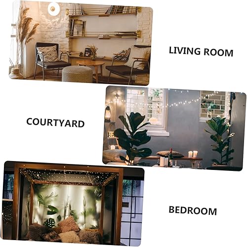 Miniatura 7 de DOITOOL 100 piezas de accesorios de hadas de cadena Miniture Decoración Mini lámpara pantalla pantalla pantalla reemplazo bombilla cubierta luces de