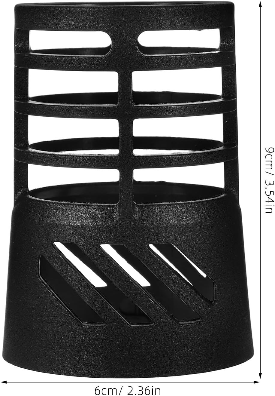 Hot Air Machine Protective Cap for Nozzle Black Plastic Universal | Heat Insulation Guard, Easy to Use Accessory, High Temperature Protection for Tool Parts