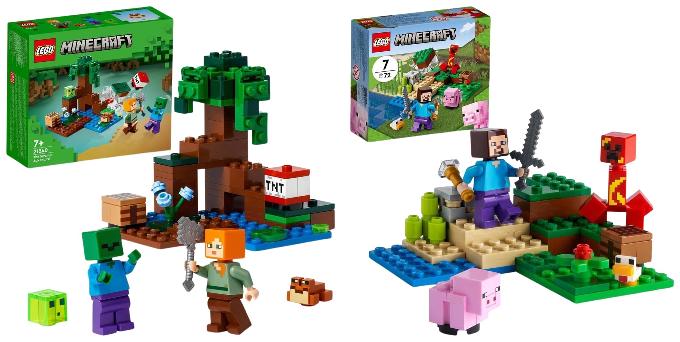Lego 21240 Minecraft The Swamp Adventure Building Game
