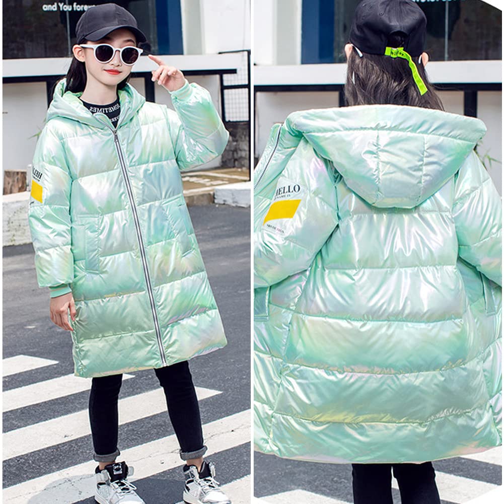 Giacca Invernale Per Bambini Ragazza Cappotti E Giacche Jacket Parka Giubbotto Lungo Con Cappuccio