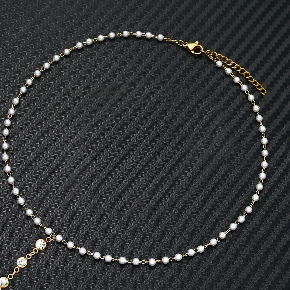 Cadenas para el cuerpo, cadena de cuerpo de cristal de acero inoxidable para mujer, cadena para la cintura del vientre, joyería Sexy para el cuerpo del Bikini