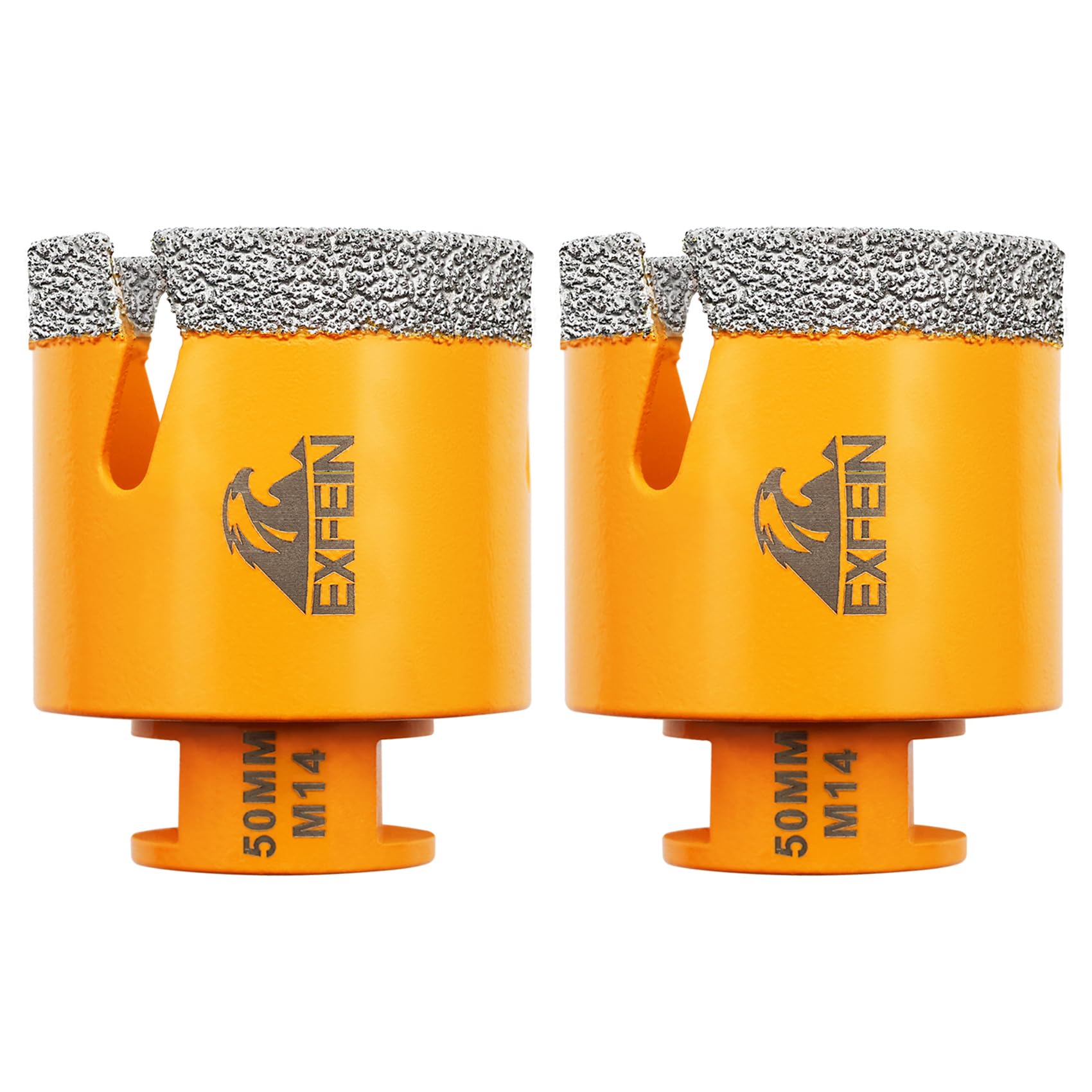 Punta Per Trapano Diamantata 50mm 2 pezzi per Piastrella Marmo Granito Pietra