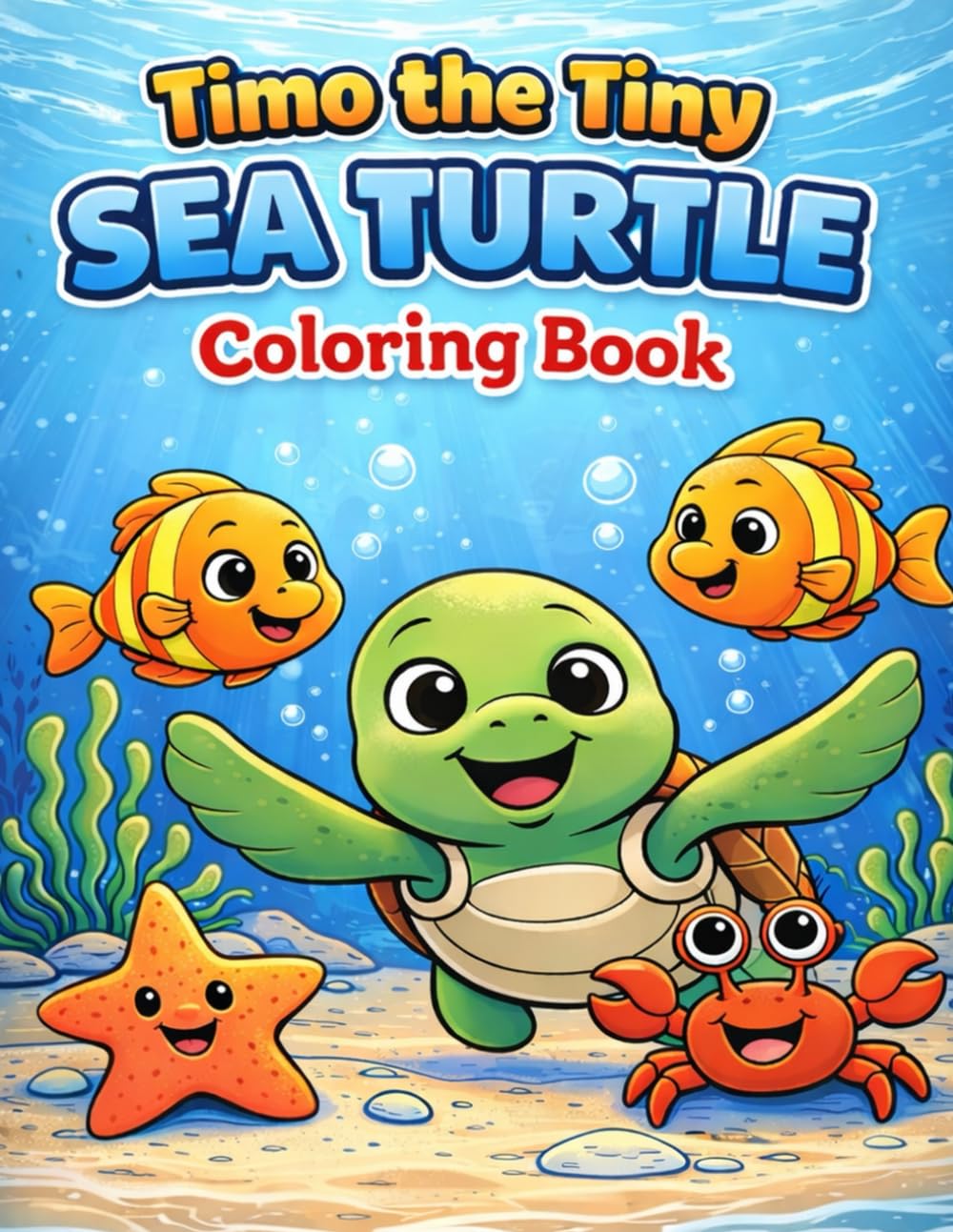 Timo the Tiny Sea Turtle Coloring Book