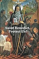 Vista 6 de Llavero de acero inoxidable con texto en inglés San Benito para mujeres y hombres, con citas de oración de Cristo católico, San Benito, con cita