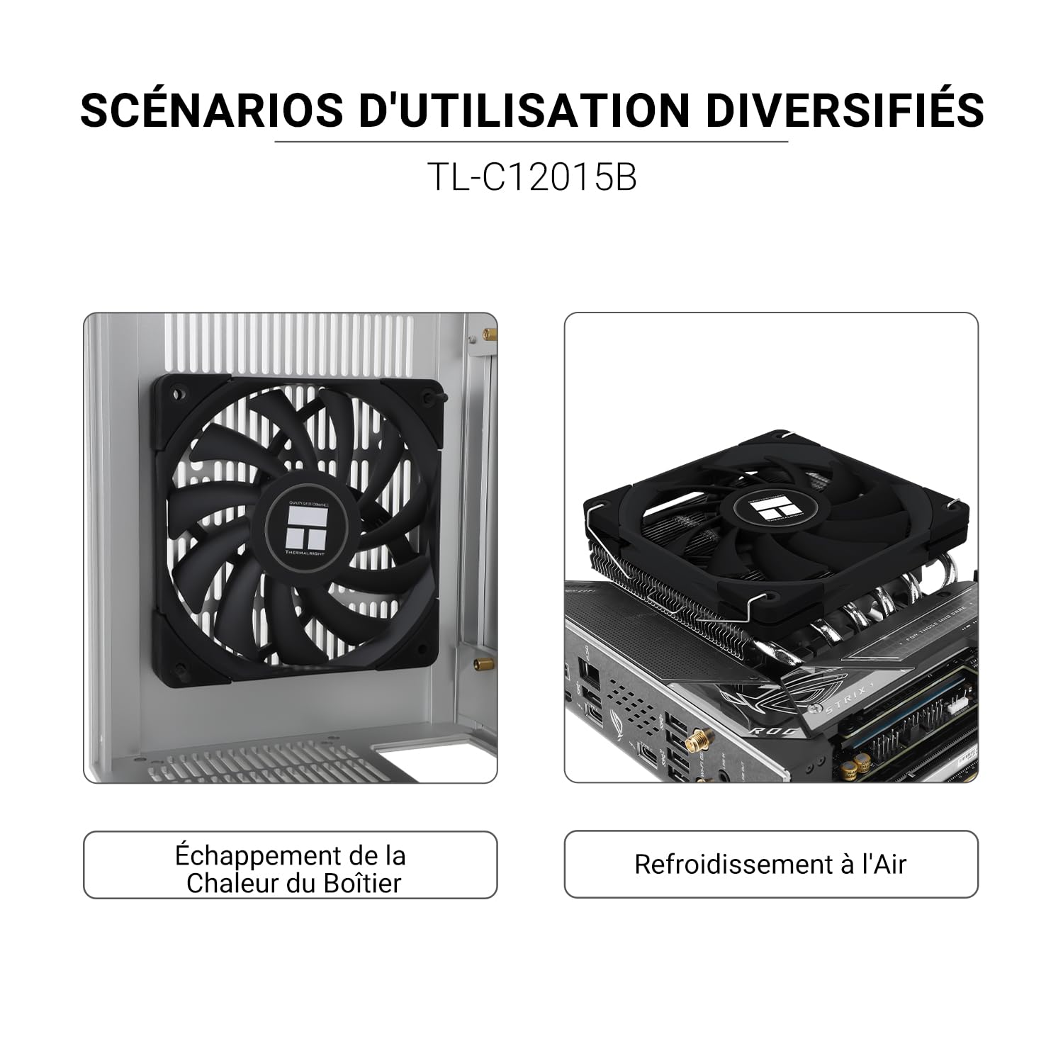 Ventola CPU Thermalright TL-K12 | 120mm, PWM, 2150 RPM, Silenziosa Per PC Gaming E Office - Foto 5