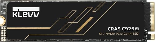 KLEVV CRAS C925G 2TB M.2 2280 NVMe PCIe Gen4x4 Internal Gaming SSD with Graphene Heatsink, Compatible with PS5, up to 7400MB/s (K02TBM2SP0-25G)