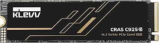 KLEVV CRAS C925G 1TB M.2 2280 NVMe PCIe Gen4x4 Internal Gaming SSD with Graphene Heatsink, Compatible with PS5, up to 7400MB/s (K01TBM2SP0-25G)