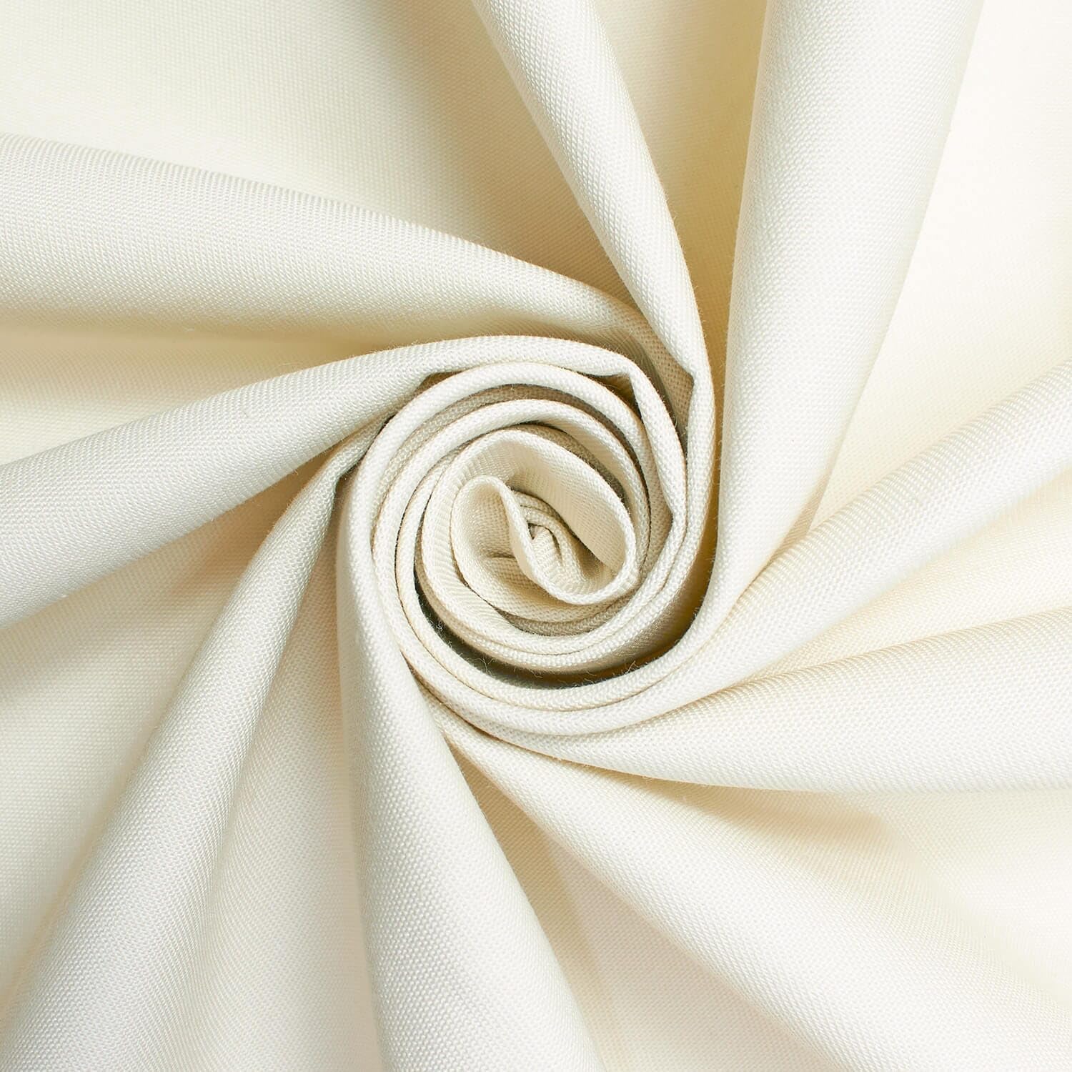 Polyester Cotton Twill 60/61 Inch Medium Weight Machine Washable Fabric for Sewing, Upholstery, Crafts, Fashion Apparel, Decor, & More (Beige, 1 Yard)