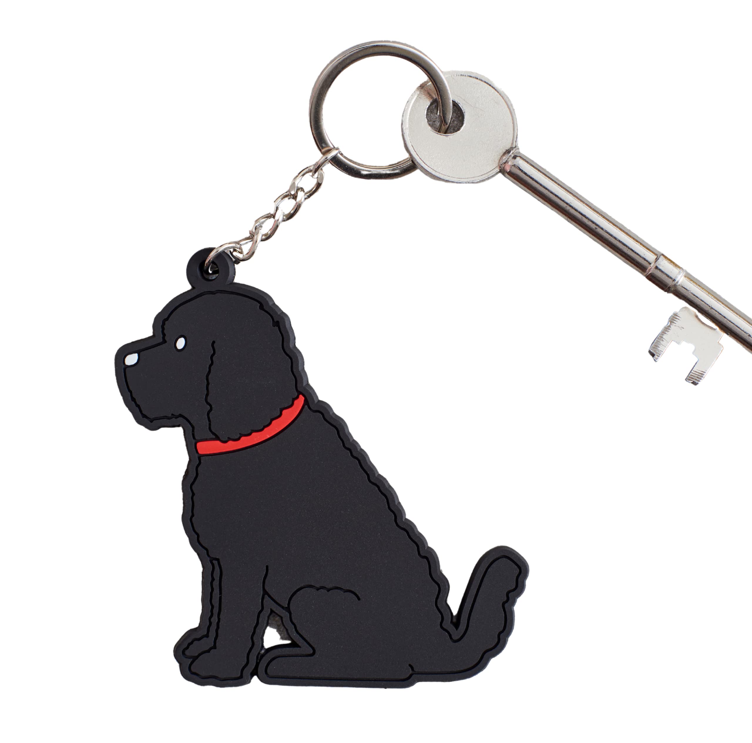 Sweet William Unisex Black Cockapoo / Labradoodle (Black) Keyring