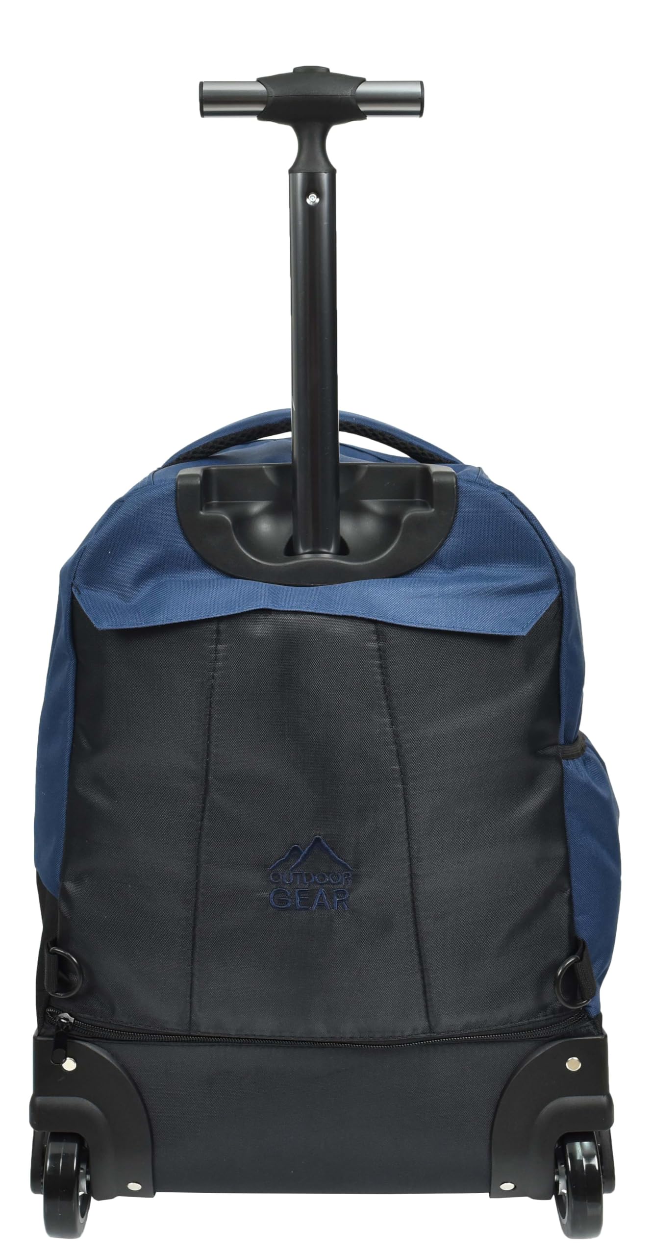 House Of Leather Cabin Size Backpack with Wheels Hiking Trekking Camping Rucksack with Telescopic Handle Vulcan, Navy, Cabin