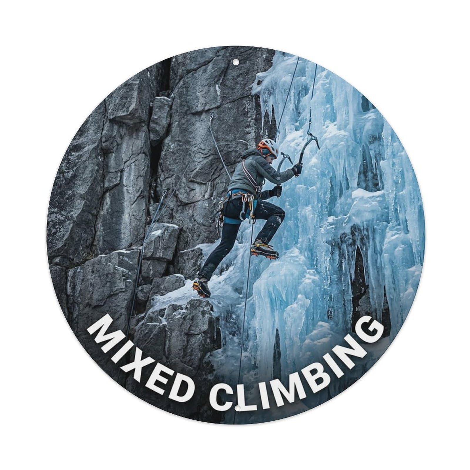 Vintage Mixed Climbing Extreme Sports Vintage Metal Tin Sign Plaque Wall Decor for Cafe, Club Bar, Office, Garden Metal Poster 8x8Inch