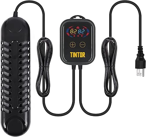 Miniatura 1 de Calentador de acuario sumergible, calentador de tanque de peces de 800 W1200 W, calentamiento rápido y ahorro de energía, controlador de temperatura