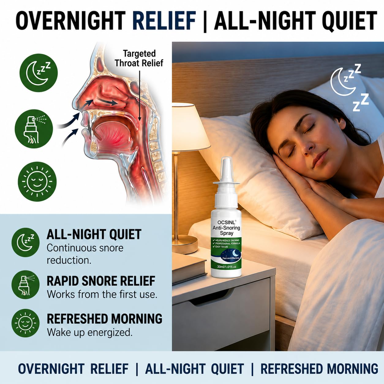 SleepEase Anti-Snore Nasal Spray – 30ml, Reduces Snoring, Clears Airways, Promotes Restful Sleep, Fast Acting & Natural Formula — Amazon image 5