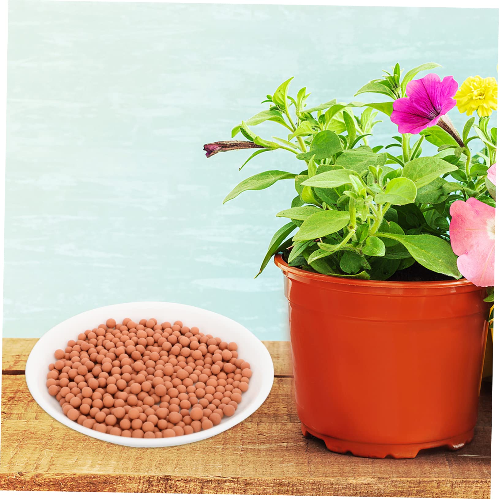 TOYANDONA 2taschen Blähton Für Blumenübertopf Keramik Pflanzsubstrat Blumentopf Keramiktopf Substratstein Bonsai-blähton Erdoberfläche Dekoration