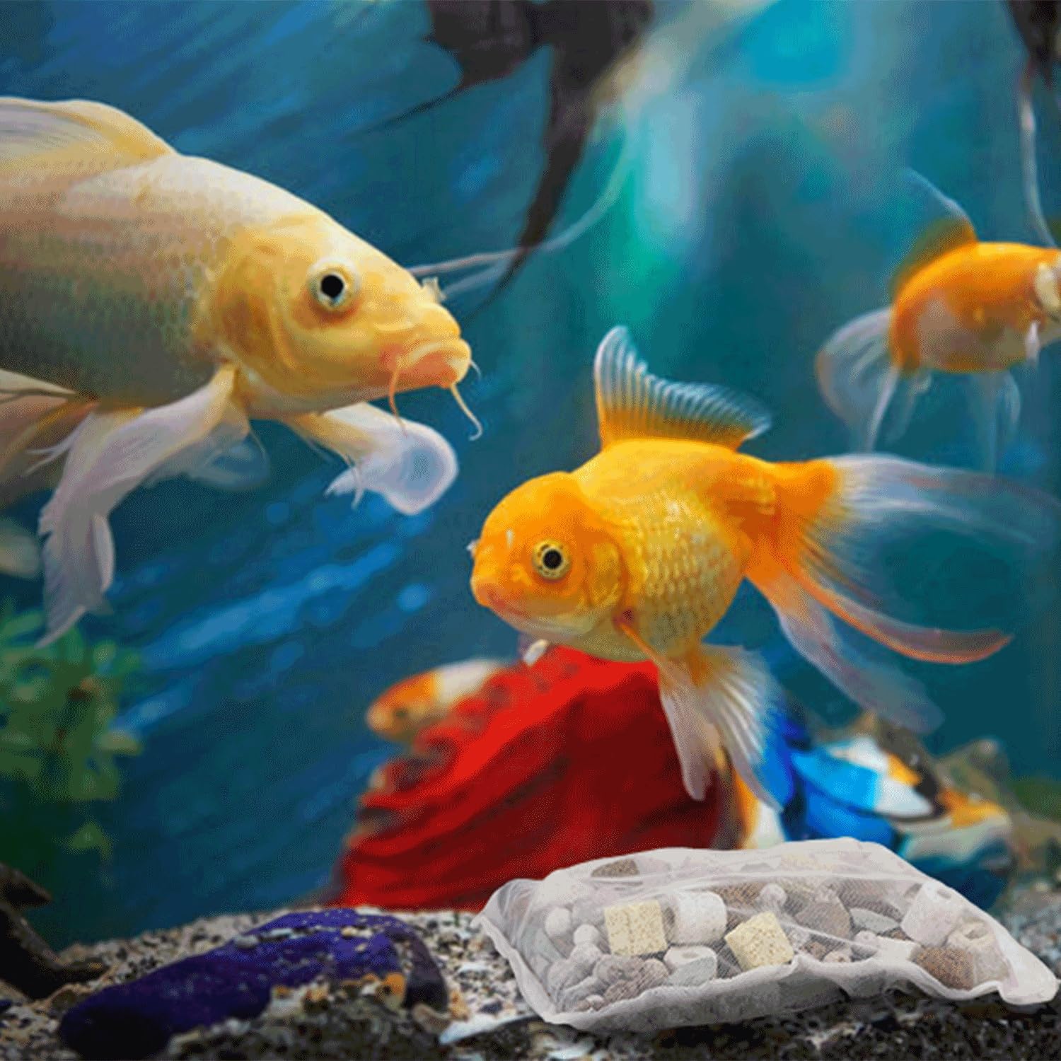 Patapalooza 12 in 1 filter element for aquariums, with multiple purification functions and water quality improvement, ideal for keeping aquarium healthy.
