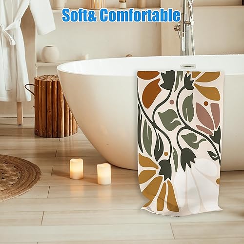 Miniatura 6 de Toalla de playa bohemia floral, toalla de playa bohemia, vintage, abstracta, arena, regalos para adultos y mujeres, toallas de baño modernas de