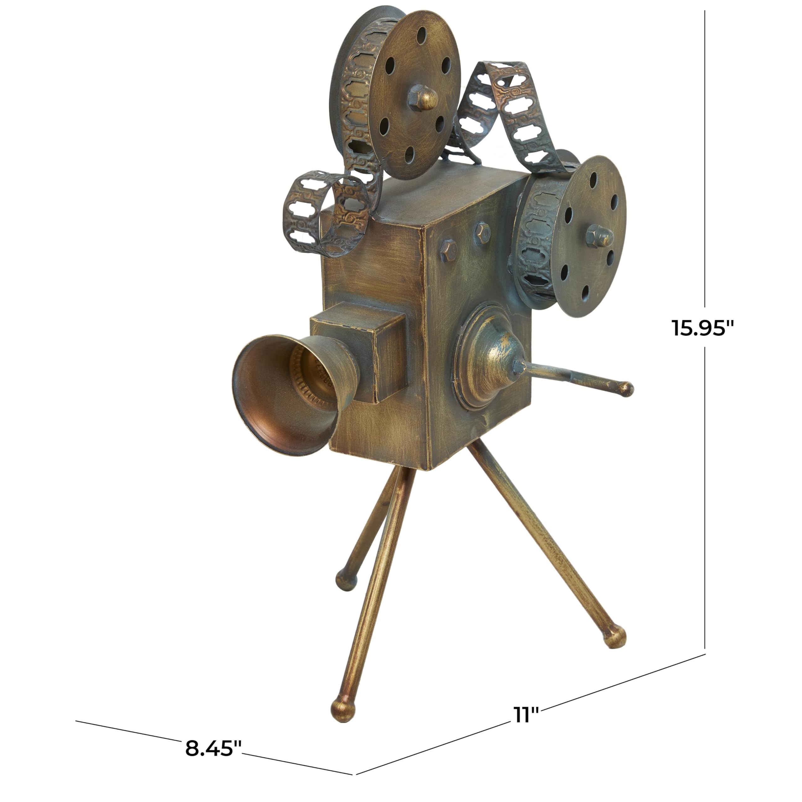 Amazon.com: Deco 79 Metal Film Decorative Sculpture Decorative