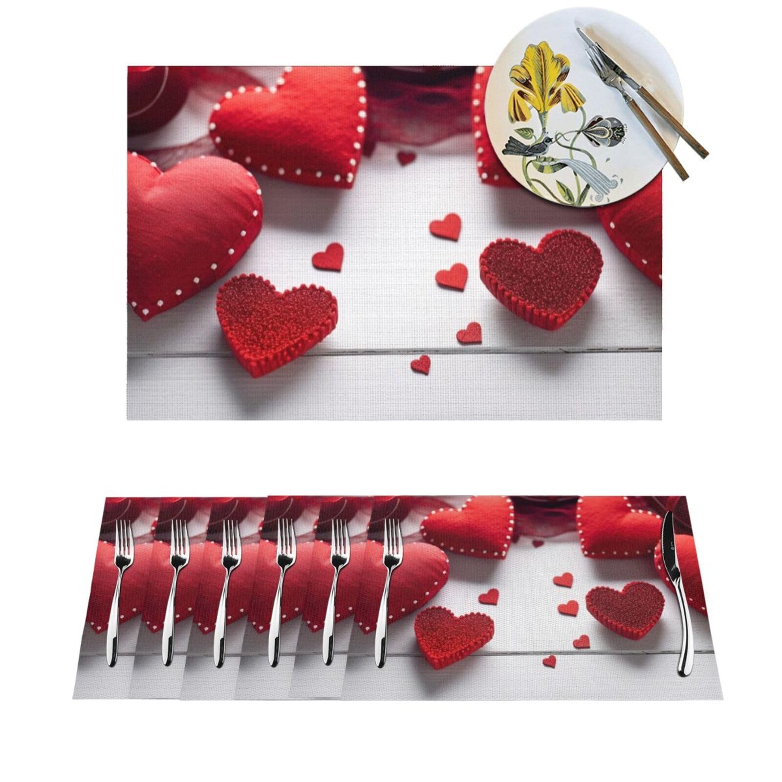 Sets de table mariage faits main lot de 6 pour de grandes fêtes