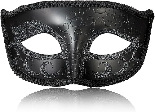 2024 Nueva máscara de mascarada para hombres, máscara veneciana retro para hombre, para fiesta de Halloween, Mardi Gras, baile de máscaras
