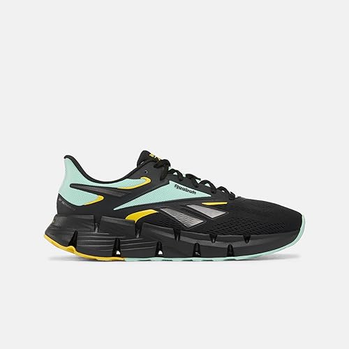 Reebok Homme Zig DYNAMICA 6 Basket, Core Black/Glitch Aqua/G