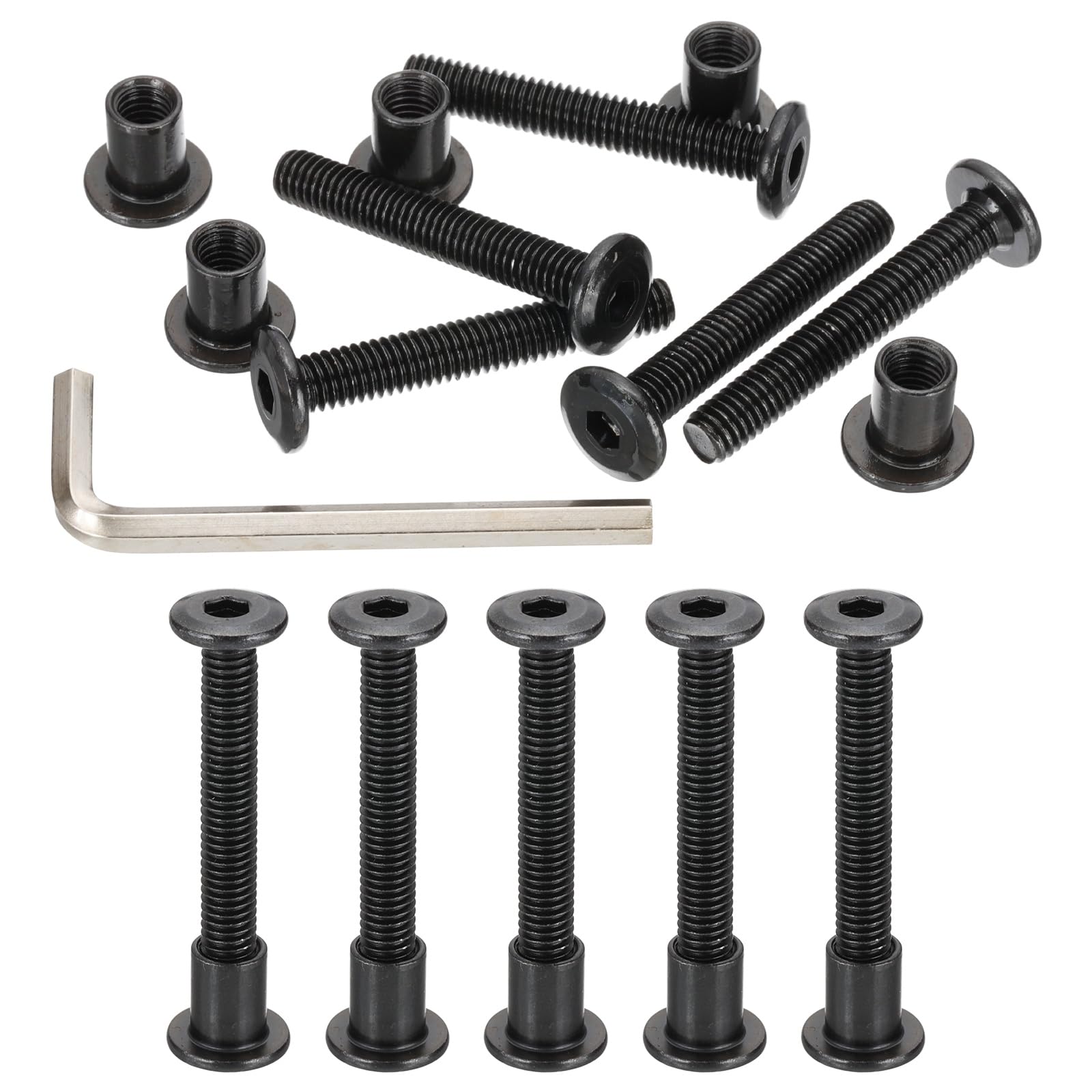 PATIKIL M6x45mm Hex Drive Socket Cap Bolt