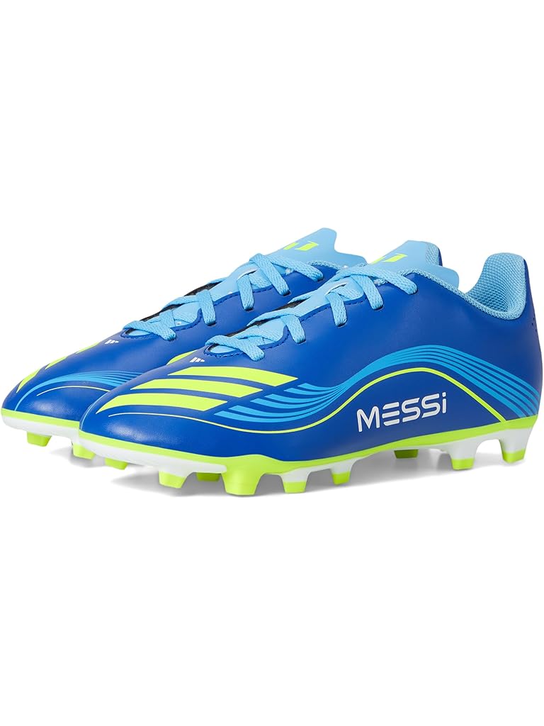 Blue adidas F50 Messi Club Firm Ground/Multi Ground Cleats (Little Kid/Big Kid)