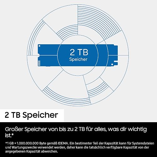 Samsung SSD Interno 990 da 1TB, Disco Solido Interno, MZ-V9V1T0BW, Velocità di lettura fino a 7.250 MB/s e di scrittura fino a 6.450 MB/s, SSD interno per un trasferimento dati veloce - 6