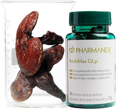 Pharmanex ReishiMax Immune Support Supplement, Red Reishi Mushroom Extract, 60 Capsules, Boosts Immune Health, Supports Energy, Vitality, and Overall Wellness