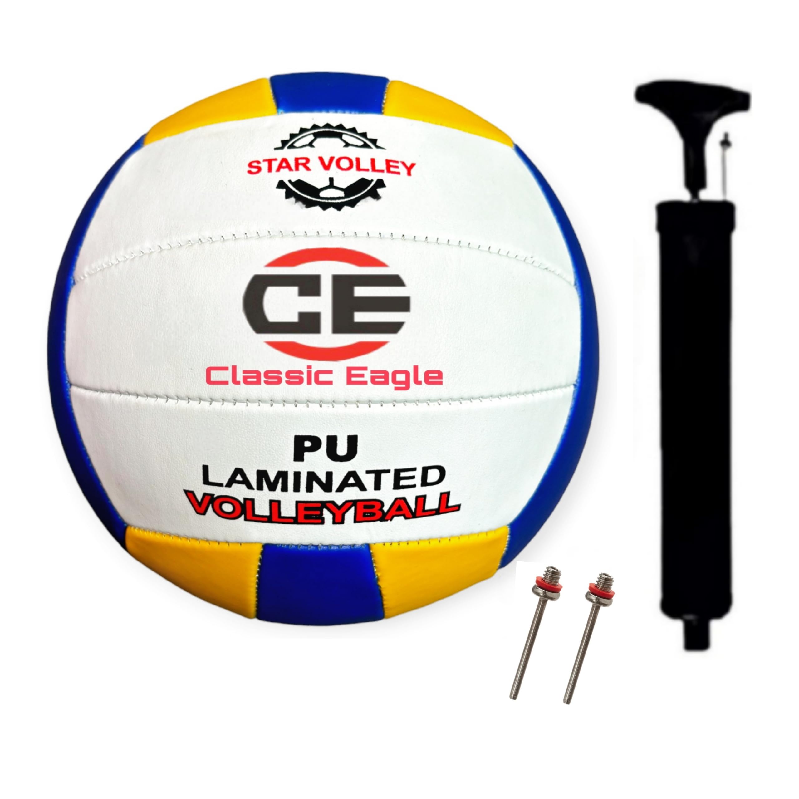Classic Eagle Machine Stitched PVC Volleyball Size-4 with Air Pump|| Official Size and Weight || Multicolour || (B0CMYT1WVS) Amazon Price History, Amazon Price Tracker