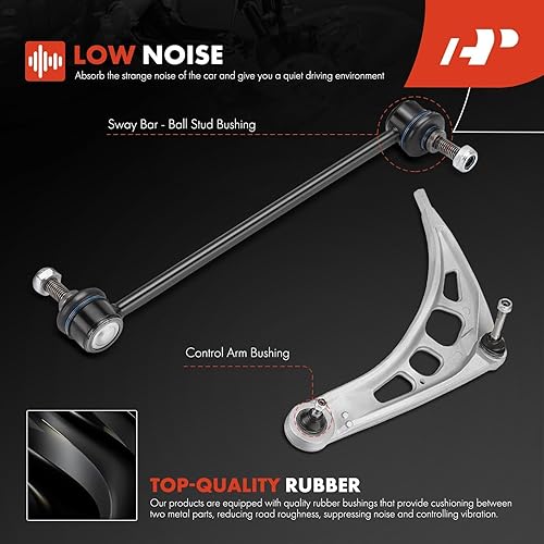 Miniatura 6 de A-Premium Kit de suspensión delantera, brazo de control inferior y buje, barra estabilizadora, extremo de barra de acoplamiento exterior interior,