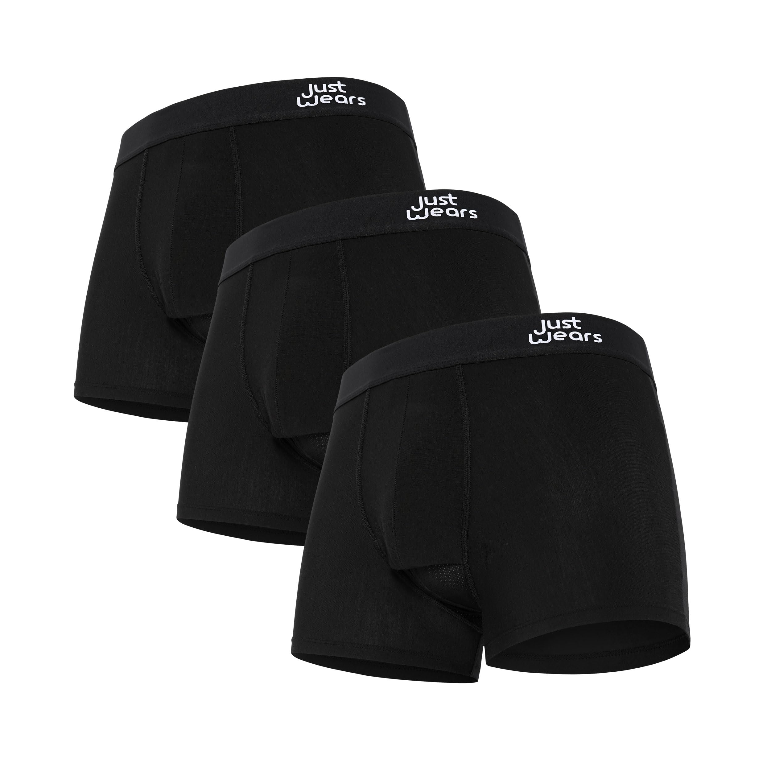 just wears trunks