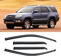 Vista 227 de Visera de ventana para Chevy Silverado 1500/GMC Sierra 1500/Avalanche/Suburban Crew Cab 2007-2013, protectores de lluvia, deflector de ventilación