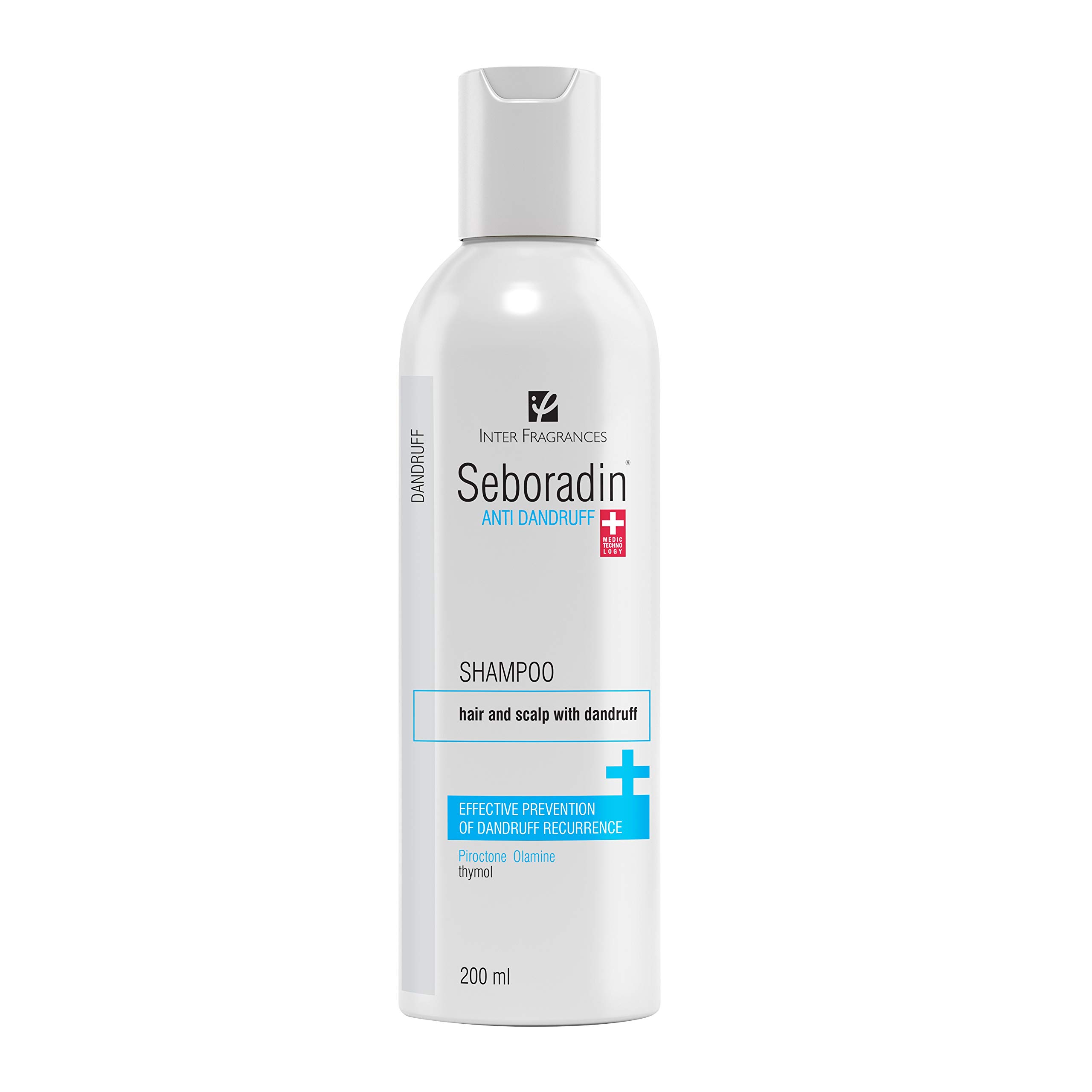 Seboradin Anti Dandruff Shampoo with Piroctone Olamine and Thymol