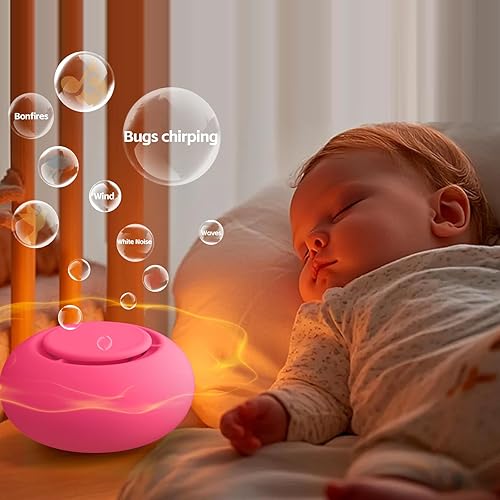 Miniatura 4 de Máquina de sonido portátil para bebés ruido blanco para bebés, niños y adultos Duerme tranquilo 12 sonidos relajantes 15 horas de duración de la