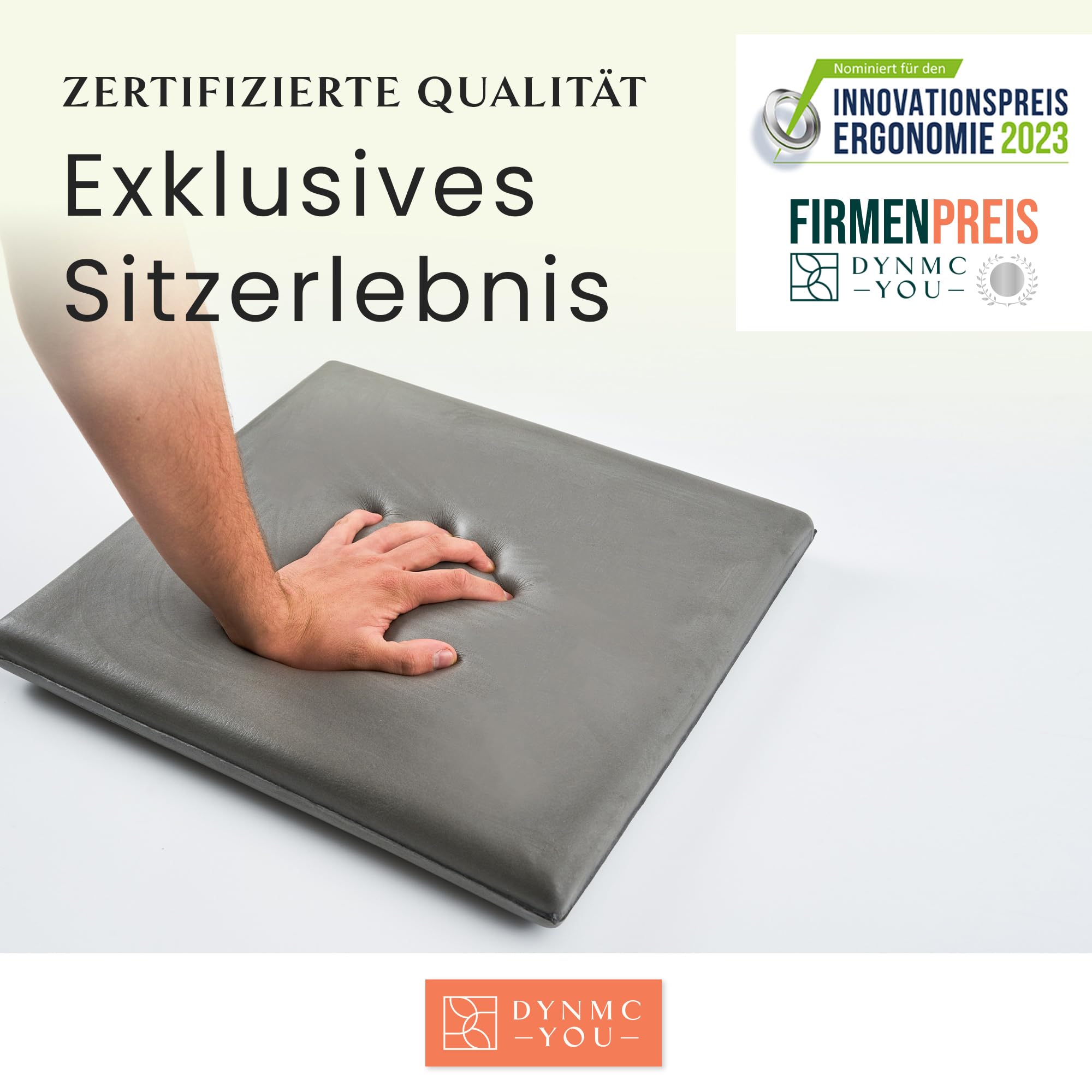Sitzkissen Stuhl 40x40 cm 2er Set – bequem für Esszimmer, Küche & Büro | Bequemes Memory-Foam Stuhlkissen · für Esszimmer, Küche & Büro · auch Balkon & Garten · Bezug waschbar · OEKO-TEX