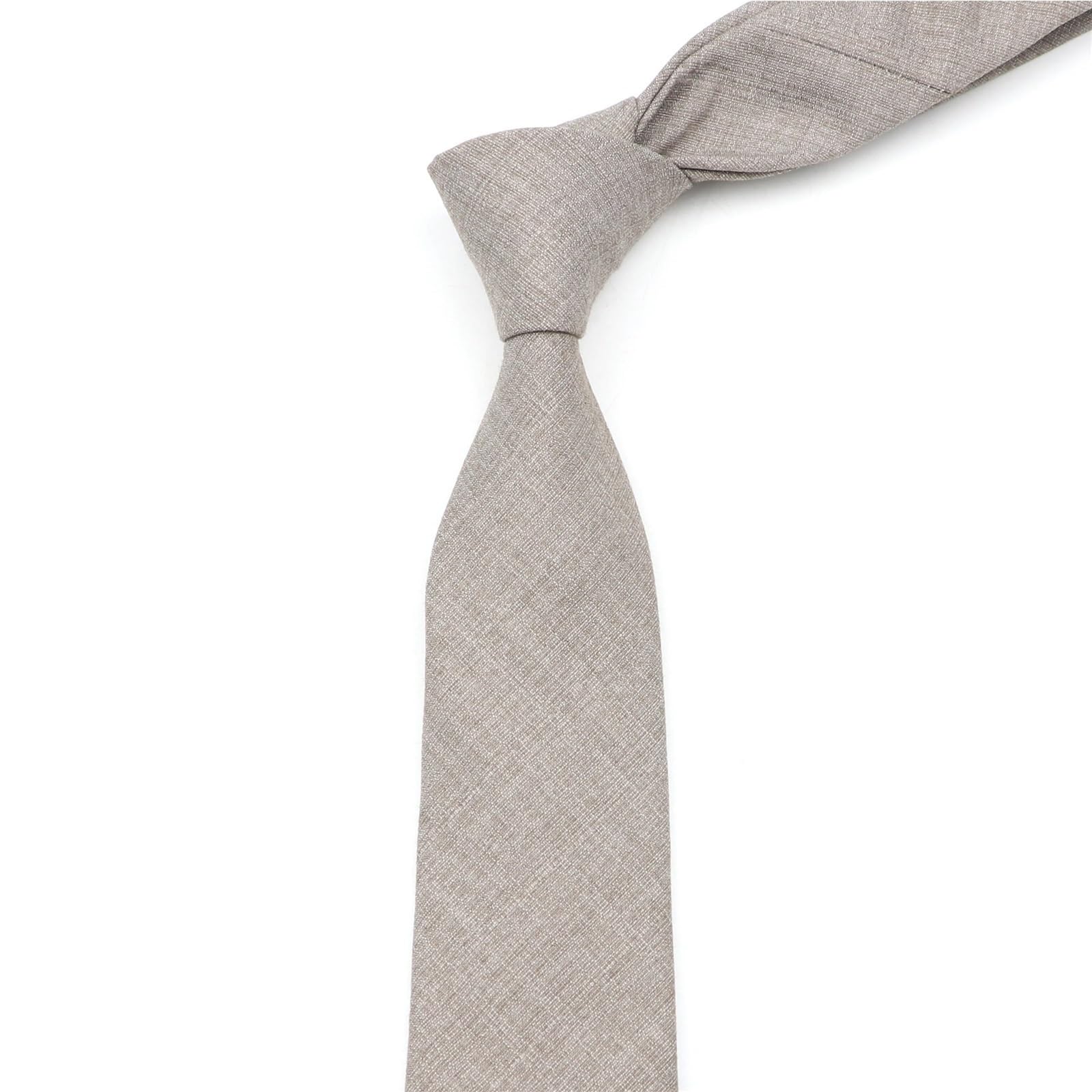 3 Stück Herren-Krawatte aus Polyesterfaser, klassisch, einfarbig, kühler Ton, Business-Krawatte, dünn, Hochzeit, schmale Für Hochzeit Party